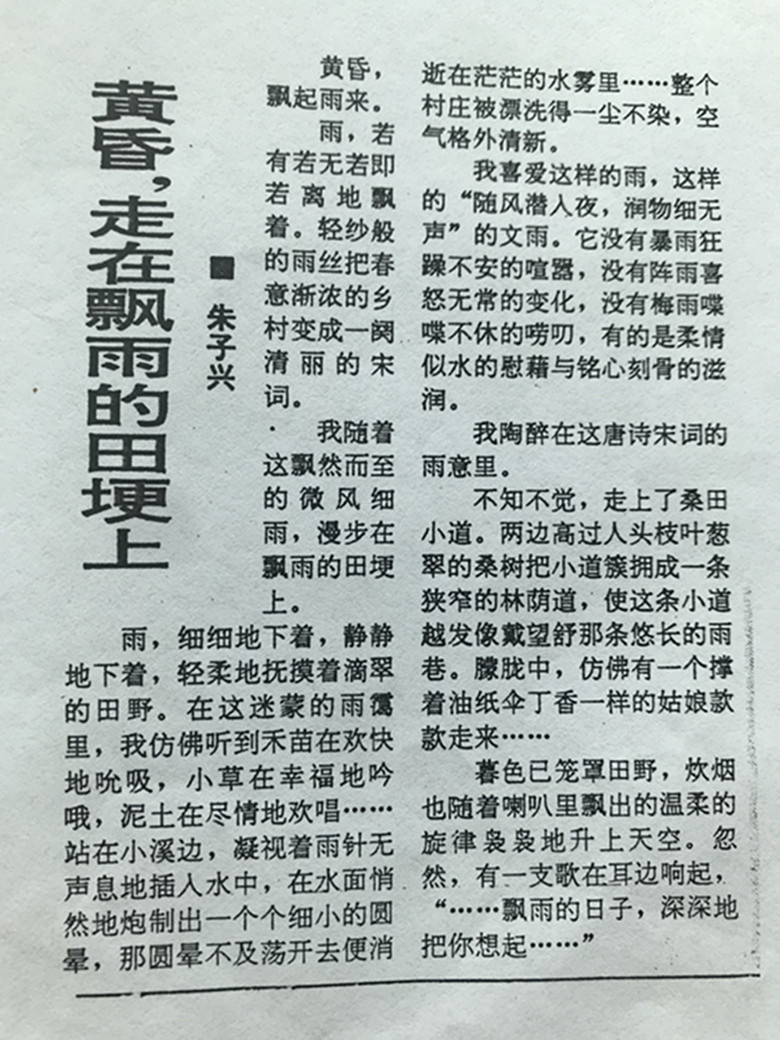 黄昏，走在飘雨的田埂上.JPG